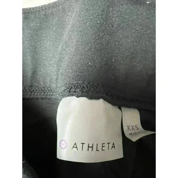 Athleta Tech Metra Classic Pants Size XXS Activewear Stretch Black - Picture 7 of 13